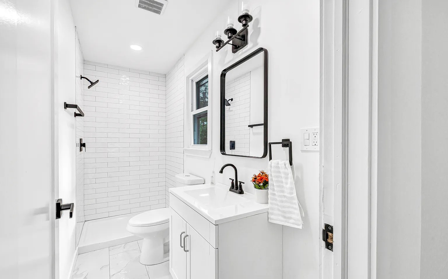 Renovated bathroom