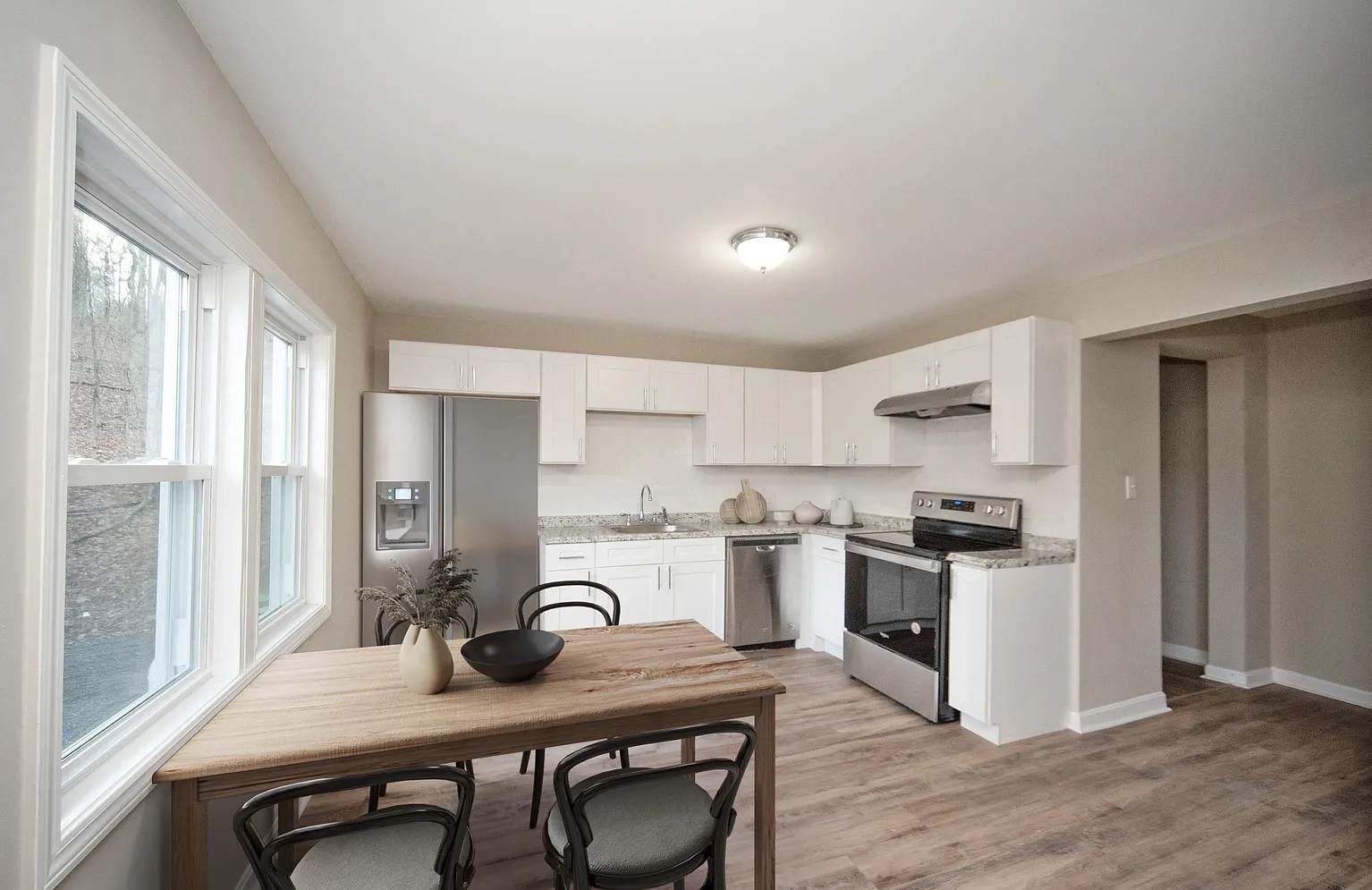 Renovated kitchen