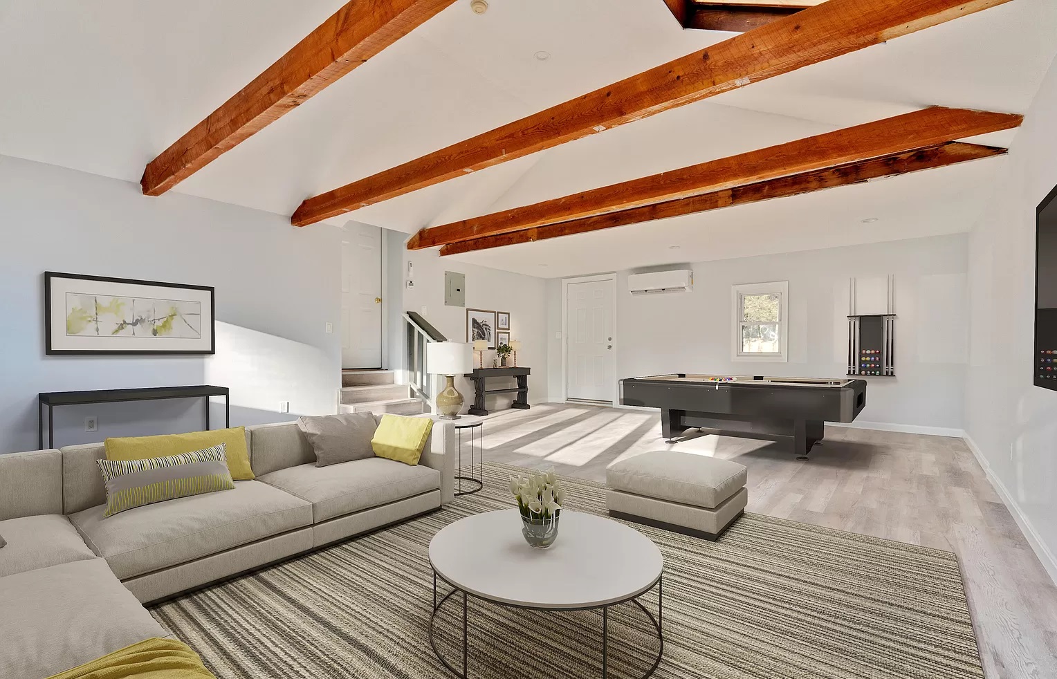 Renovated living room